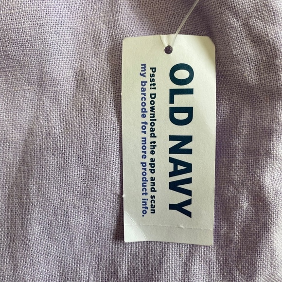 Old Navy Sleeveless Linen-Blend Top, Lavender Aura (Light Purple), XL NWT - Picture 6 of 14